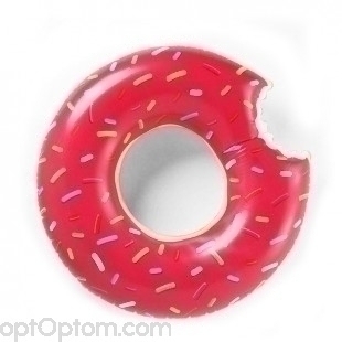 Надувной круг пончик 90 см  оптом 