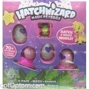 Hatchwizard Magic Peteggs c 4мя яйцами оптом 