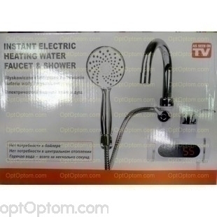 Проточный водонагреватель с душем Instant electric heating water faucet & shower оптом 