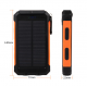 Внешний аккумулятор Power bank на солнечной батарее 20000 mah оптом